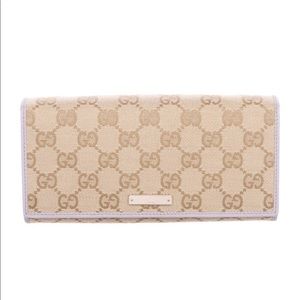 Authentic Gucci GG Canvas Wallet